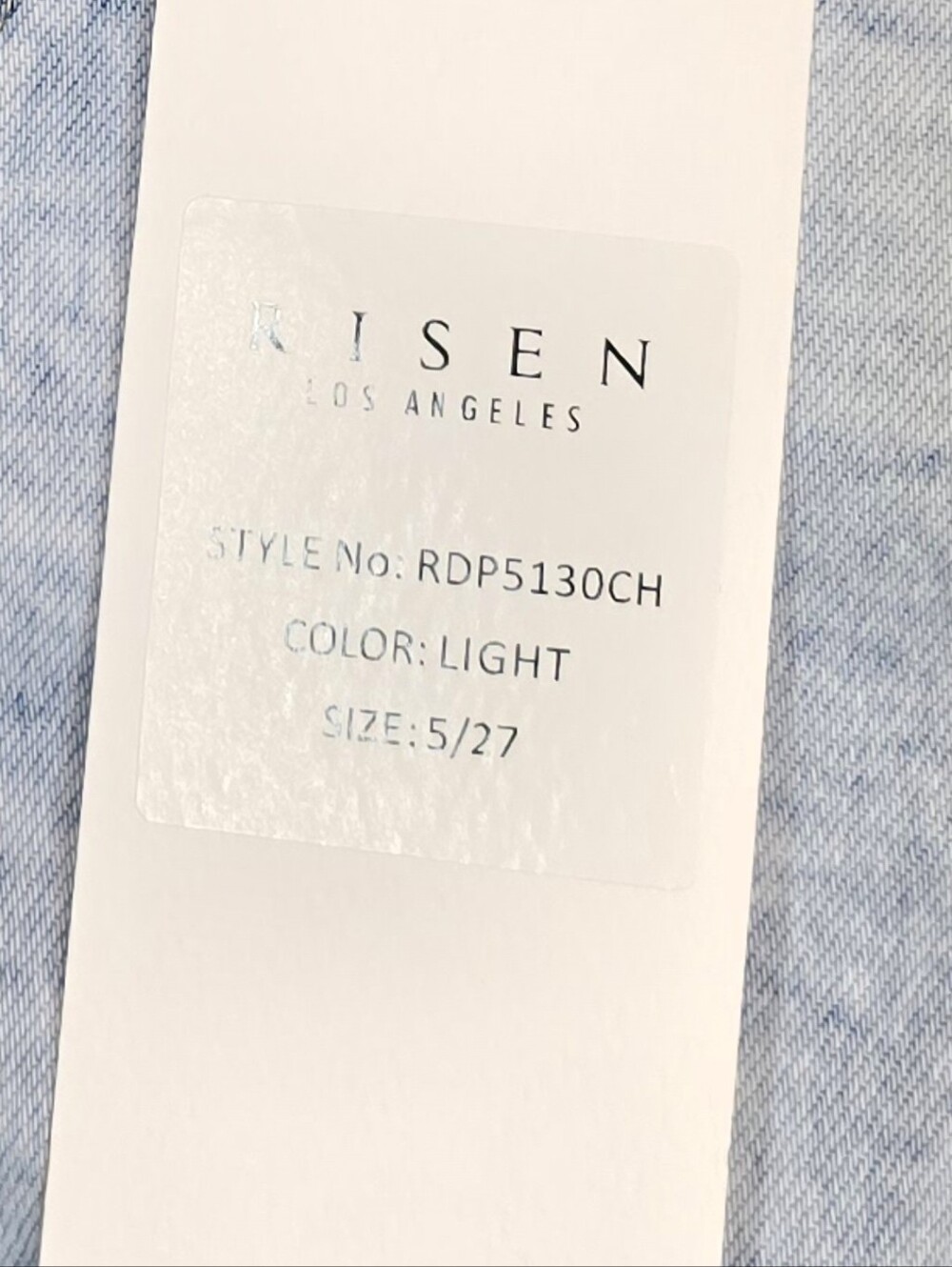 Risen Jeans Georgia - Light Wash Wide Leg Long Tall 5/27 NWT 34" Inseam - Picture 8 of 16